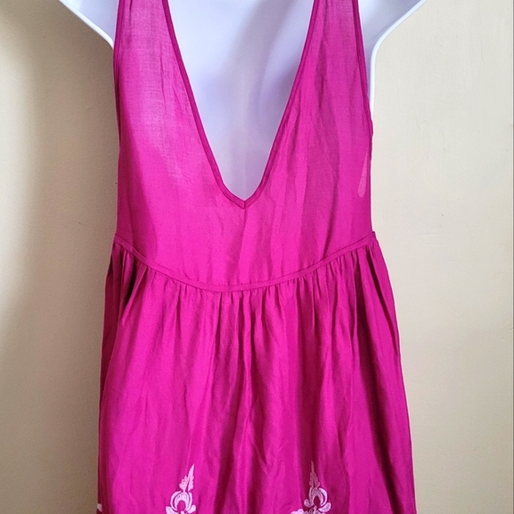 Aida Slip Dress in Fuschia Pink by Free People - Size Small - Picture 6 of 11